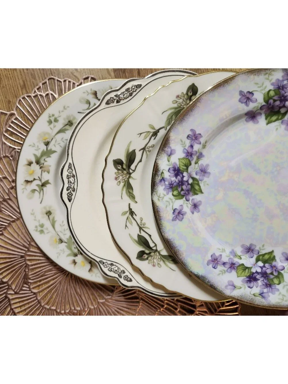 Mismatched Lunch Plates ~8